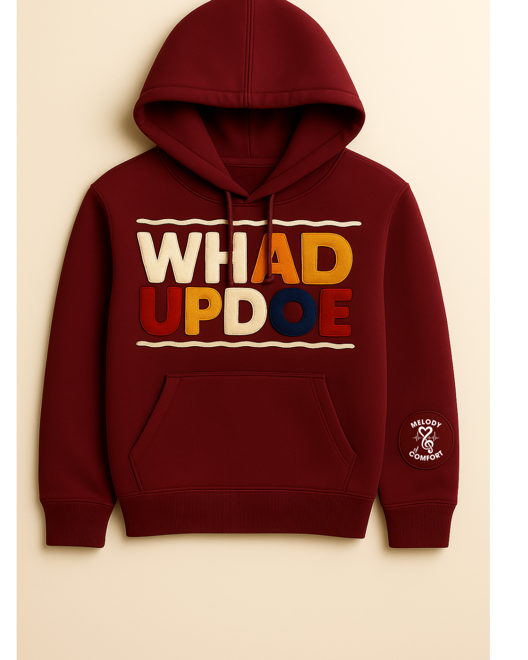 “Whad Up Doe” Chenille Hoodie (The Remix Edition)