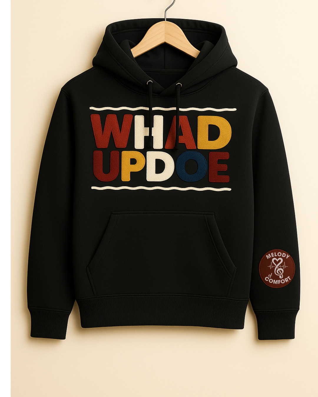 “Whad Up Doe” Chenille Hoodie (The Remix Edition)