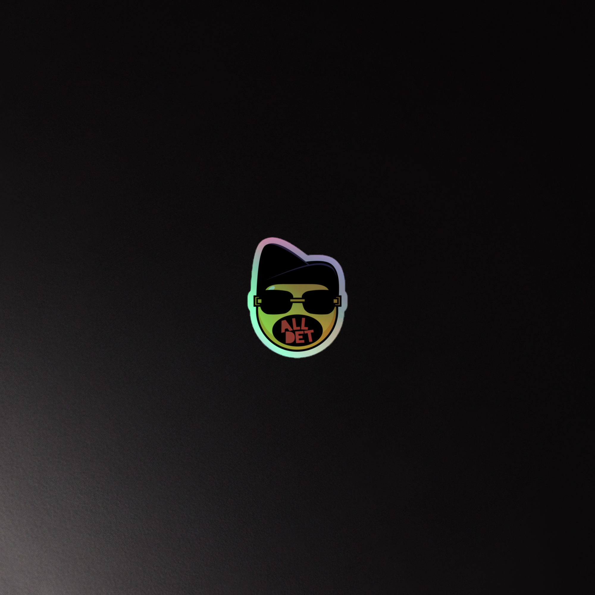 “All Det” Holographic stickers