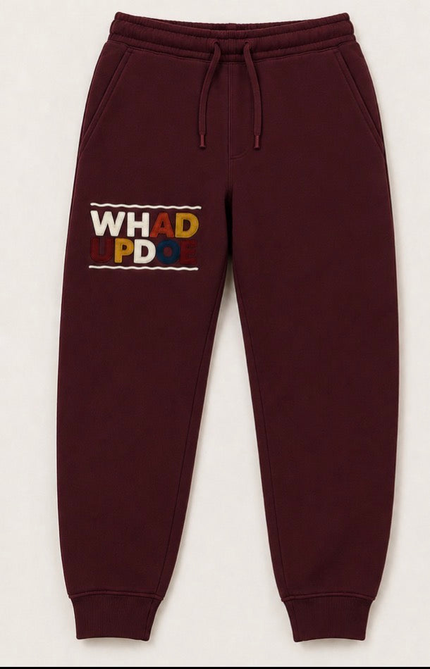(Made-to-Order) WhadUpDoe Joggers(Remix Edition)