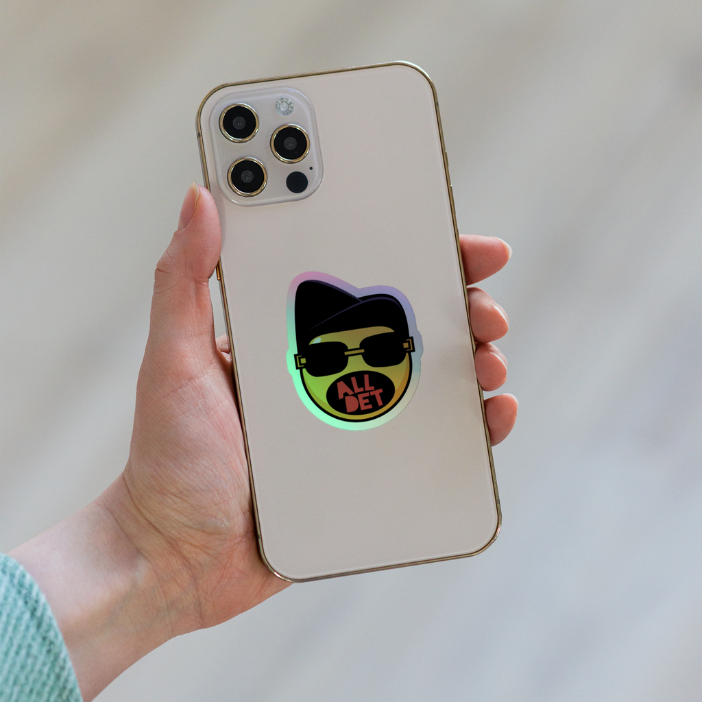 “All Det” Holographic stickers
