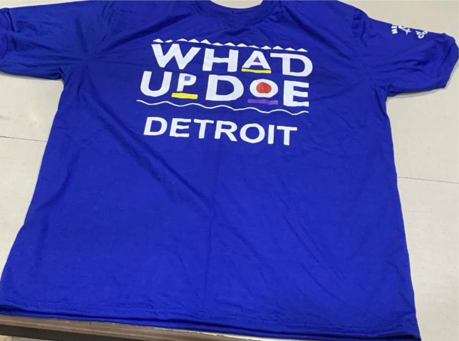 “Whad Up Doe” Detroit T-shirt