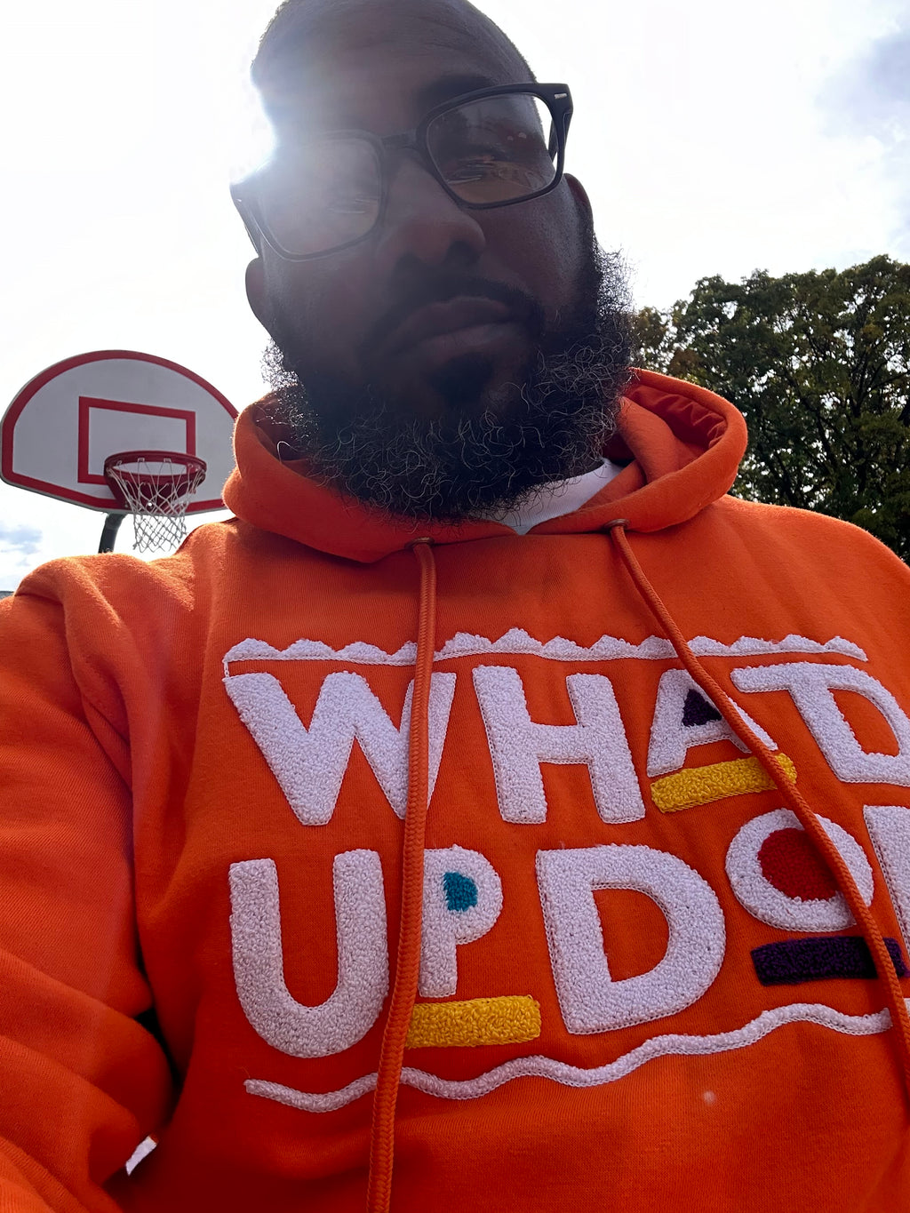 (PreOrder) “Whad Up Doe” Orange Hoodie
