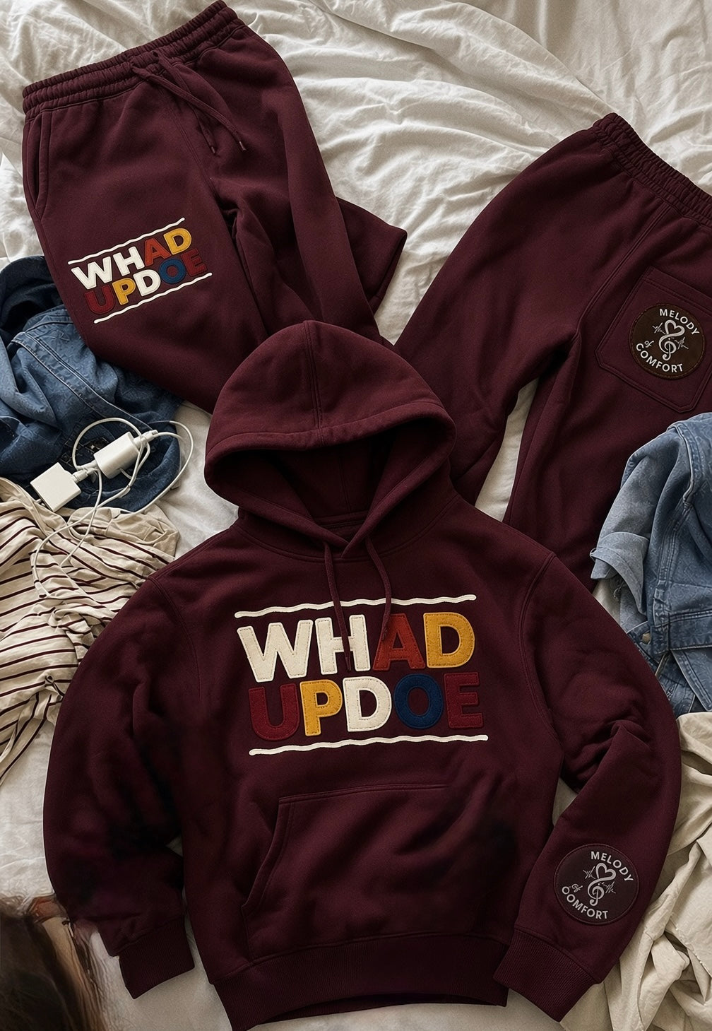 (Made-to-Order) WhadUpDoe Joggers(Remix Edition)