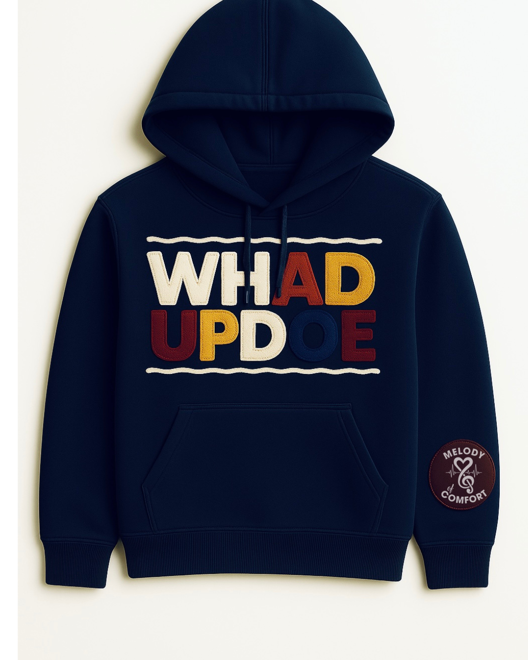 “Whad Up Doe” Chenille Hoodie (The Remix Edition)