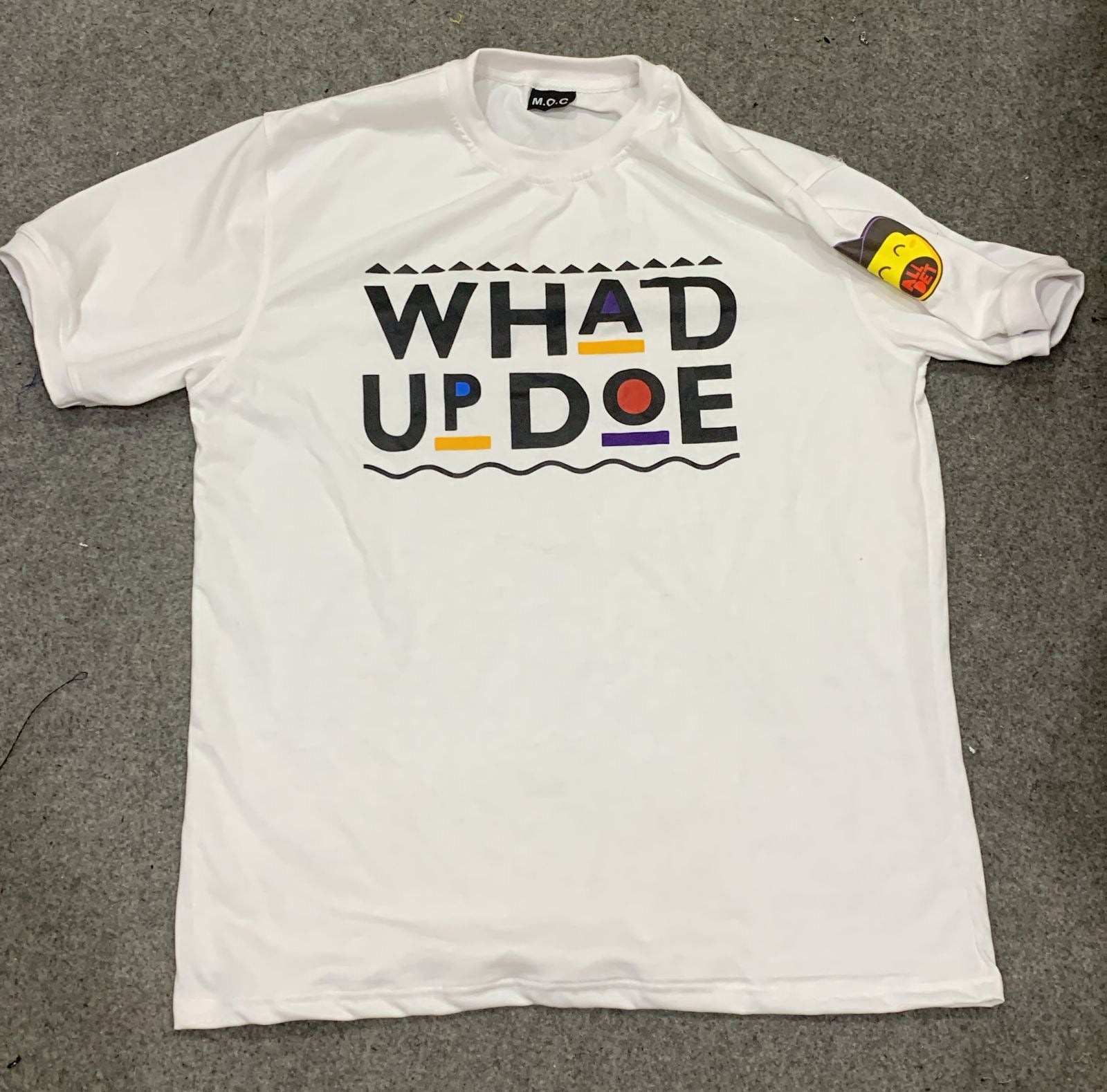 "Whad Up Doe" White T-shirt