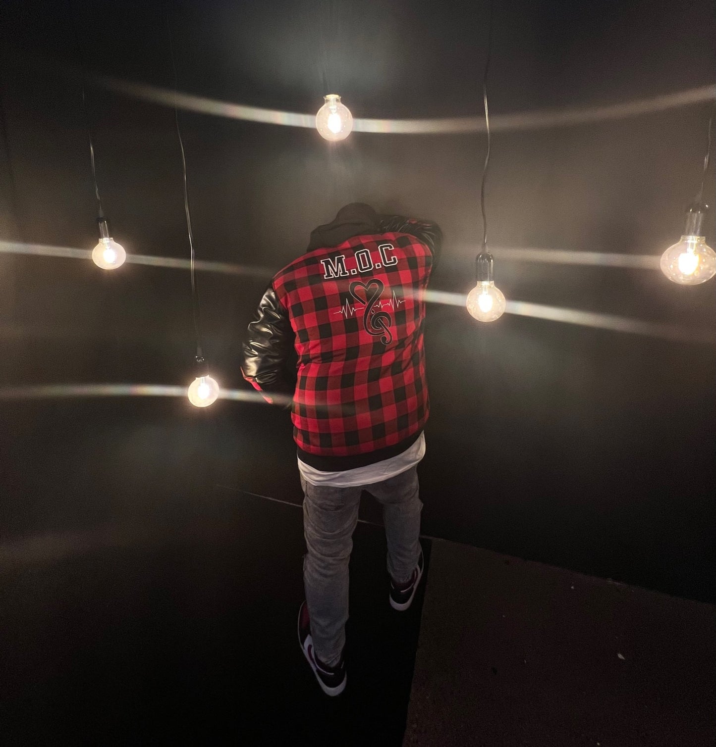 Flannel Bomber Jacket (made-to-order)
