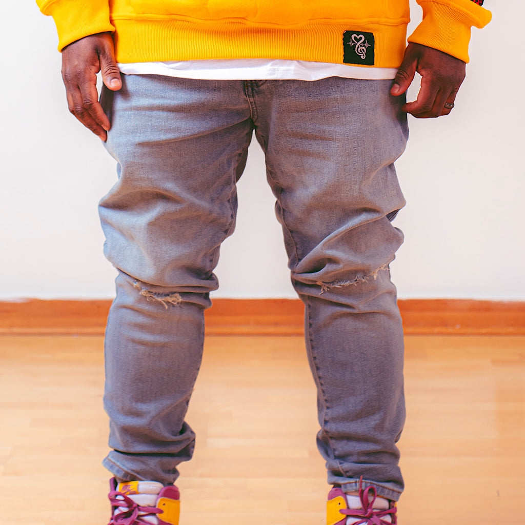 “Whad Up Doe" Gold Chenille Hoodie