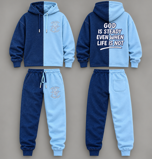 (Made-to-Order) Alter Ego Denim Jogger Set