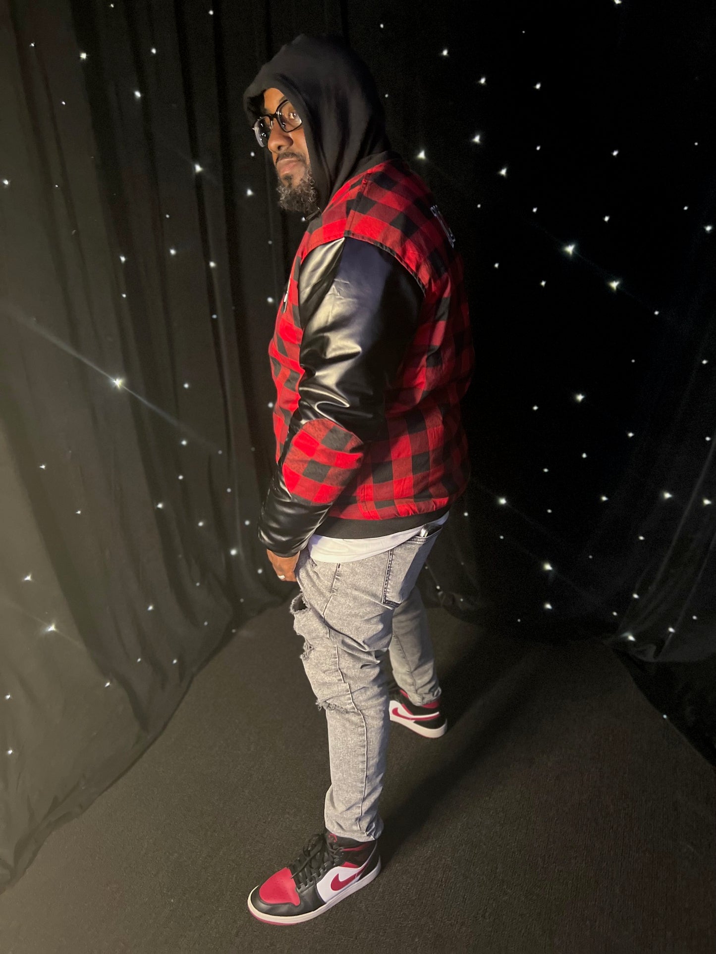 Flannel Bomber Jacket (made-to-order)