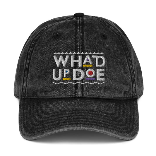 Whad Up Doe Vintage Black