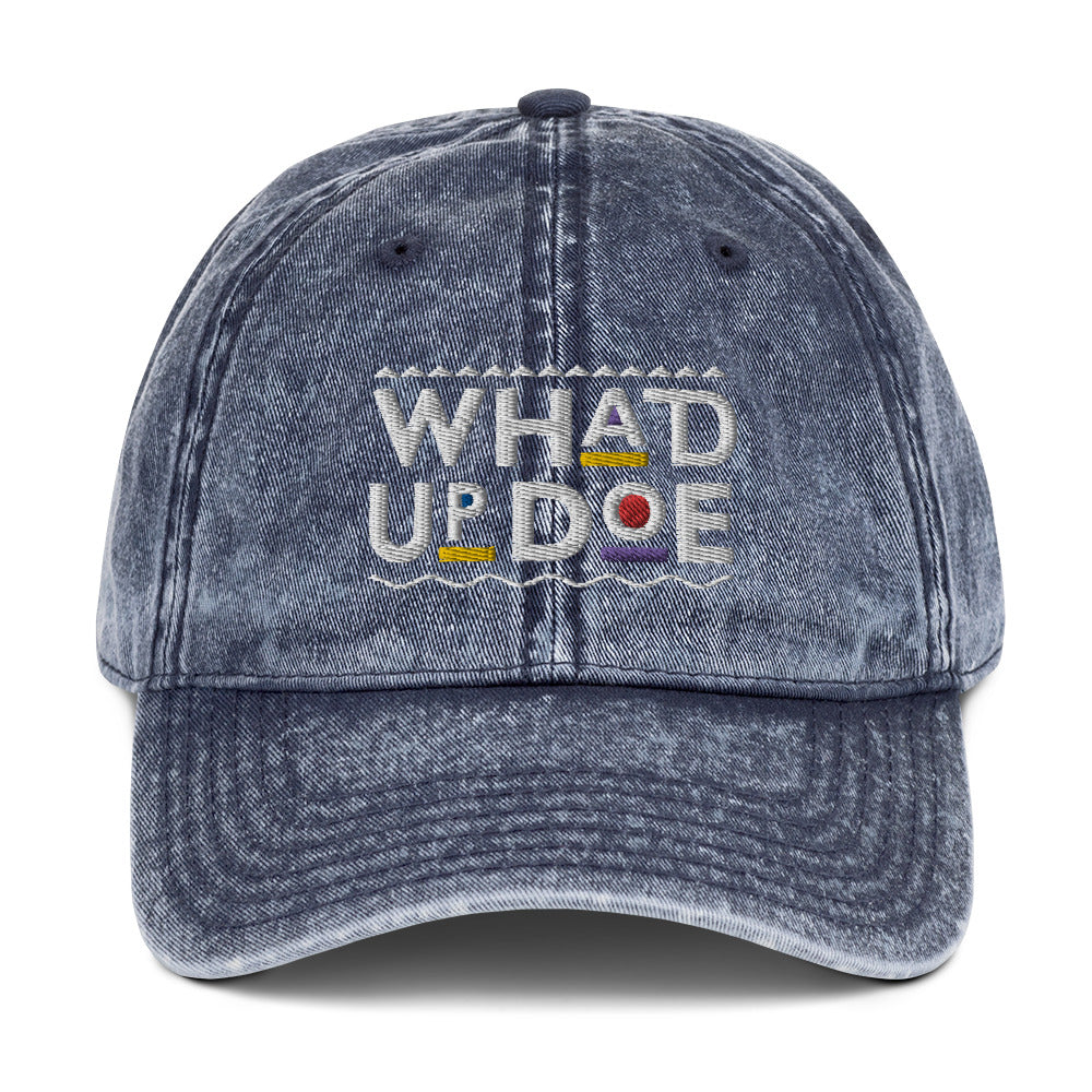 Whad Up Doe Vintage Navy Cap