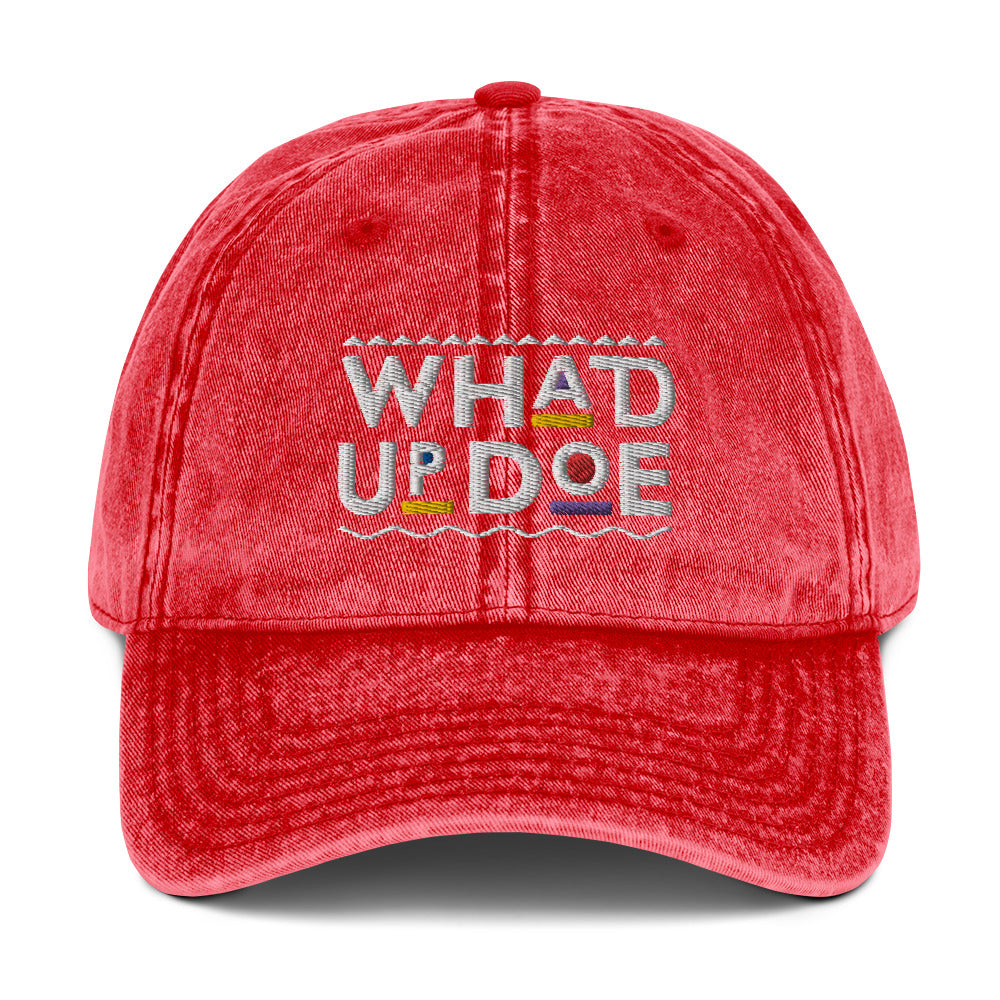 Whad Up Doe Vintage Red Cap